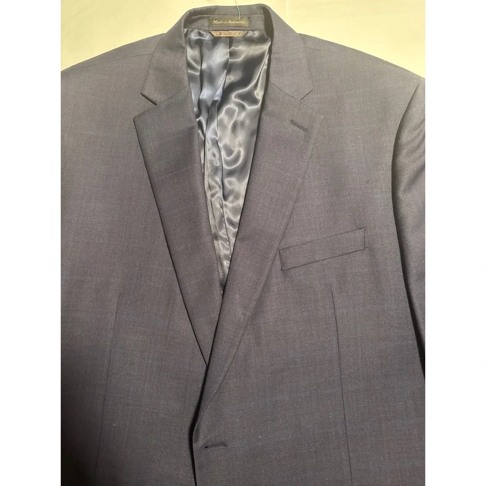 Lauren Ralph Lauren Men's 48L Navy Blue‎ Wool Blend Classic Fit Blazer Jacket
